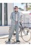 Фото #1 товара Утолщенная джинсовая куртка Koton Classic Yoke Buttoned