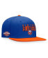 Men's Royal/Orange New York Islanders Fundamental Colorblocked Snapback Hat