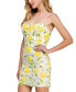 ფოტო #3 პროდუქტის Juniors' Floral-Sequin Sleeveless Dress