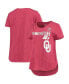 Фото #2 товара Women's Heathered Crimson Oklahoma Sooners PoWered By Title IX T-shirt