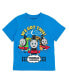 Фото #5 товара Little Boys Tank Engine Graphic T-Shirt and Shorts Outfit Set to