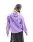 Monki hoodie in dark lilac