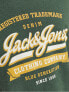 Фото #4 товара Футболка Jack & Jones JJELOGO Standard Fit Dark Green