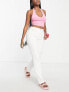 Фото #4 товара ASOS DESIGN Hourglass 90's straight leg jean in white