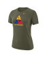 ფოტო #3 პროდუქტის Women's Olive Army Black Knights 1st Armored Division Old Ironsides Operation Torch T-shirt