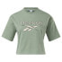 Фото #3 товара REEBOK CLASSICS Big Logo Cropped short sleeve T-shirt