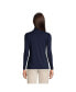 Women's Supima Cotton Long Sleeve Turtleneck T-Shirt Синий, XSmall - фото #2