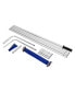 Фото #9 товара 21 Feet Adjustable Aluminum Snow Roof Rake with Wheels and Oxford Slide