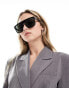 Фото #4 товара AIRE eris d-frame sunglasses in black