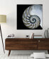 Фото #4 товара Pearly Nautilus Frameless Free Floating Tempered Glass Panel Graphic Wall Art, 36" x 36" x 0.2"