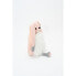 Фото #8 товара Подушка детская Crochetts Кролик Белый Серый Розовый 24 x 34 x 9 см