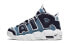 Nike Air More Uptempo 96 Denim 高帮 复古篮球鞋 GS 黑蓝白 / Кроссовки Nike Air More 415082-404