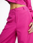 Only wide leg tailored trouser co-ord in pink