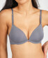 ფოტო #1 პროდუქტის Women's The Deep V No-Wire Push-up Bra, 45583