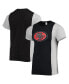 Фото #1 товара Men's Black, Heathered Gray San Francisco 49ers Split T-shirt