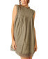 Фото #1 товара Women's Shea Smocked-Yoke Lace-Hem Dress