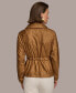 Donna Karan Women's Tie-Waist Front-Zip Jacket