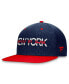 Фото #3 товара Men's Navy, Red New York Rangers Authentic Pro Rink Two-Tone Snapback Hat