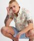 Фото #3 товара Men's Paulo Short Sleeve Button-Front Floral Print Shirt, Created for Macy's