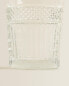 Raised design glass tumbler Прозрачный, 7.5 x 10.6 x 8.9 cm - фото #8