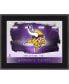 Minnesota Vikings 10.5" x 13" Horizontal Team Logo Sublimated Plaque