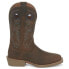 Фото #1 товара Justin Boots Stampede 12" Wide Square Toe Cowboy Mens Brown Casual Boots SE7613