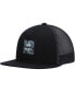 Фото #2 товара Big Boys Black VA ATW Trucker Print Snapback Hat