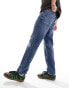 Фото #1 товара HUGO BLUE slim straight jeans in mid wash