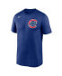 Men's Royal Chicago Cubs New Legend Wordmark T-shirt