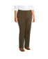 Фото #3 товара Plus Size Sport Knit High Rise Corduroy Pants