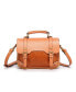ფოტო #1 პროდუქტის Women's Genuine Leather Alder Mini Satchel Bag