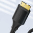 Фото #8 товара Kabel przewód do dysku USB-A 3.0 - Micro USB-B SuperSpeed 5Gb/s 1m czarny