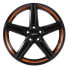 Фото #2 товара Колесный диск литой Oxigin 18 Concave black foil orange 8.5x18 ET35 - LK5/100 ML63.4
