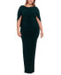 Фото #1 товара Plus Size Ruched Gown
