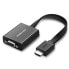 Фото #1 товара Adapter przejściówka HDMI - VGA micro USB AUX audio 3.5 mm mini jack czarny