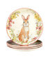 Фото #2 товара Easter Garden Dinnerware Set, 16 Pieces