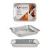 Set of trays Aluminium 32,5 x 26 x 3,8 cm 3 Pieces (12 Units)