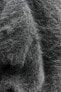 Фото #11 товара Накидка-болеро асимметричного кроя из смесовой альпаки ZARA
