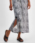 ფოტო #4 პროდუქტის Women's Printed Tassel-Trim Maxi Dress, Created for Macy's