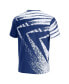 Men's NFL X Staple Blue New York Giants Team Slogan All Over Print Short Sleeve T-shirt