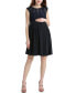 ფოტო #1 პროდუქტის Maternity Lara Lace Trim Dress