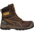 Puma Safety Conquest Zip 7 Inch Waterproof Composite Toe Work Mens Brown Work S