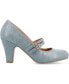 ფოტო #2 პროდუქტის Women's Windy Double Strap Mary Jane Pumps