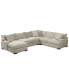 Фото #1 товара Rhyder 4-Pc. 112" Fabric Sectional Sofa with Chaise, Created for Macy's