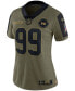 Фото #3 товара Women's Chase Young Olive Washington Football Team 2021 Salute To Service Limited Player Jersey