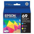 Фото #1 товара Epson 69 4pk Combo Ink Cartridges - Black/Cyan/Magenta/Yellow (T069120BCS)