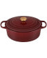 Фото #1 товара 6.75-Qt. Signature Enameled Cast Iron Oval Dutch Oven