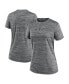 Фото #1 товара Women's Charcoal New York Mets 2024 City Connect Authentic Collection Performance Practice Velocity T-Shirt