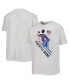 ფოტო #1 პროდუქტის Big Boys White Team USA Freestyle Skiing Scattered Swatch T-shirt