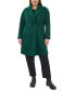 Фото #1 товара Women's Plus Size Double-Breasted Bouclé Walker Coat, Created for Macy's